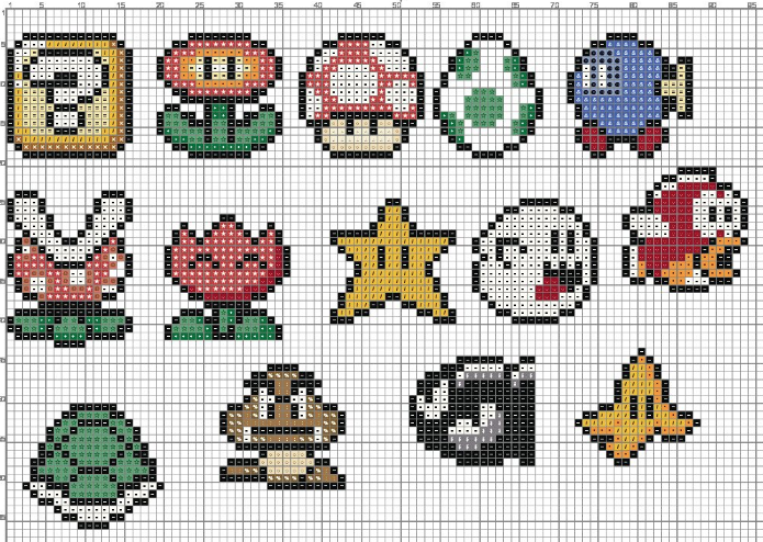 Free Mario patterns – sjcmade